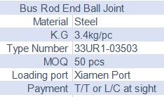 Bus Rod End Ball Joint