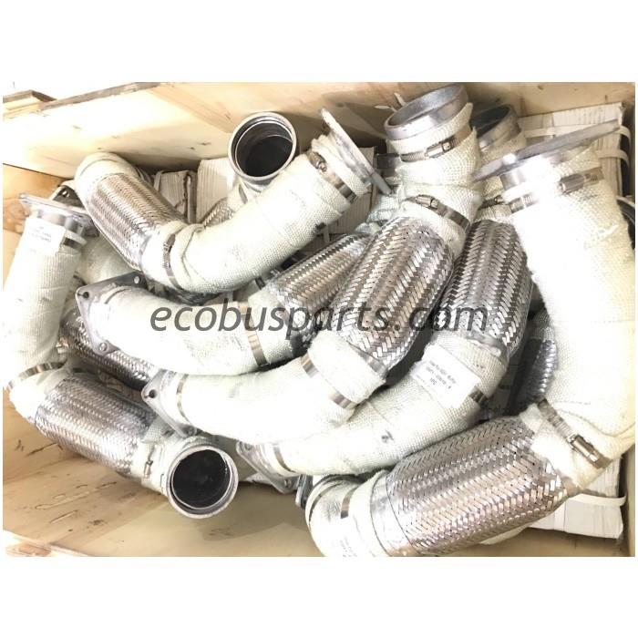 Packing of bus exhaust pipe