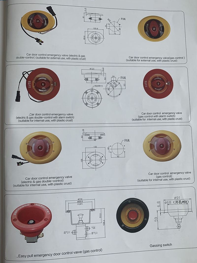 Emergency Valve for bus